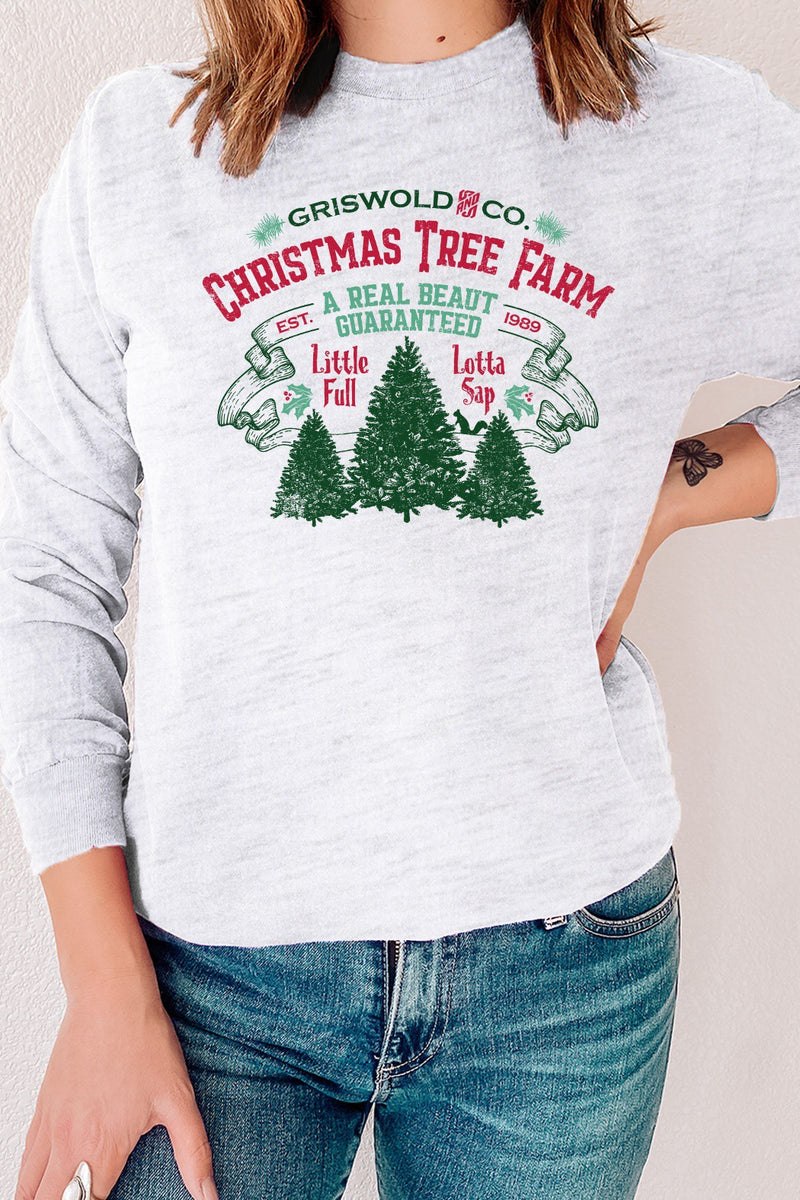 Griswold Christmas Tree Farm Graphic Long Sleeve