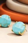 Turquoise Stud Earrings  - TL8