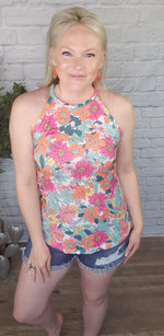 Floral Popping Tank Top