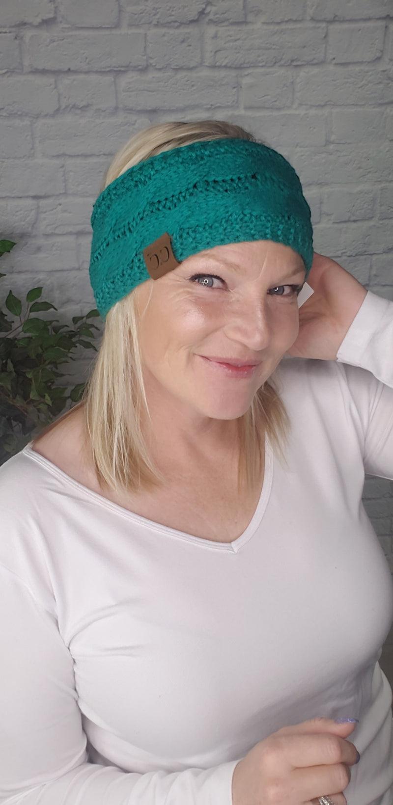 Exclusive Knit Headband  |  Green