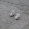 TL-55  Crystal Post Earrings  |  Silver Crystal