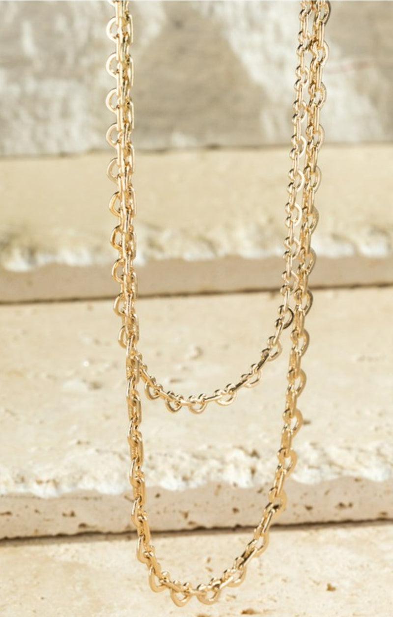 TL-6600 Gold Heart Necklace