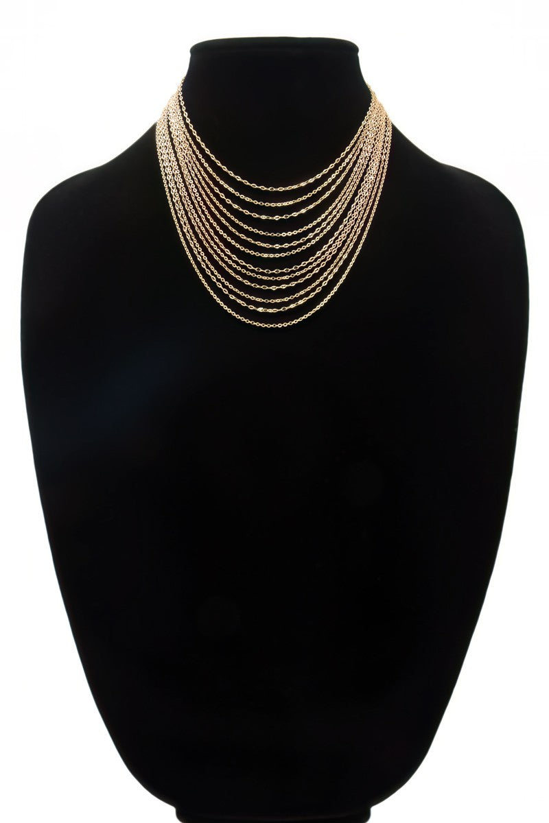 Dazzle Done Right Layered Necklace - TL14