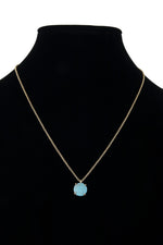 Solitaire Stunner Pendant Necklace - TL5  |  Rust