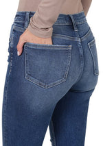 Zane Distressed Bootcut Jeans