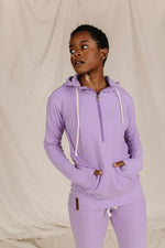 Whispering Wisteria Half Zip by Ampersand Ave