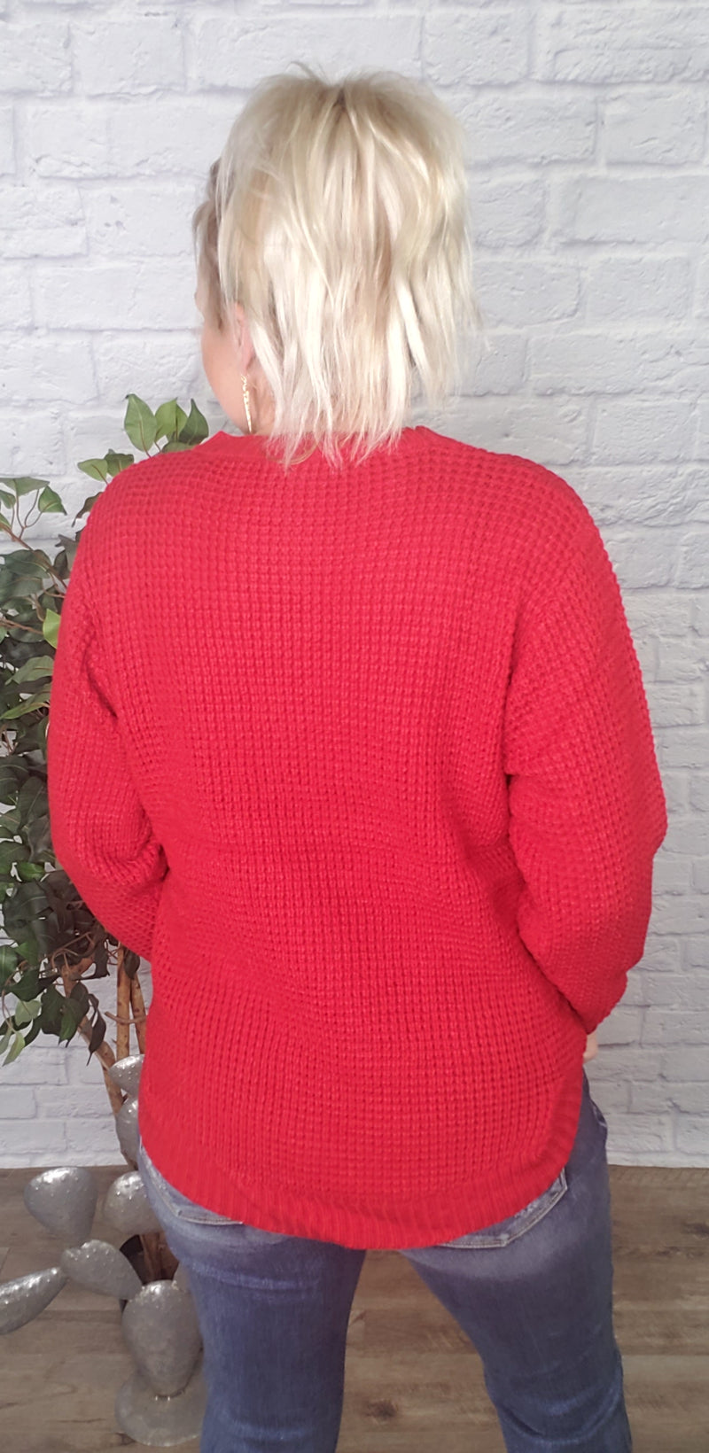 Korwyn Comfort Sweater   |   Red